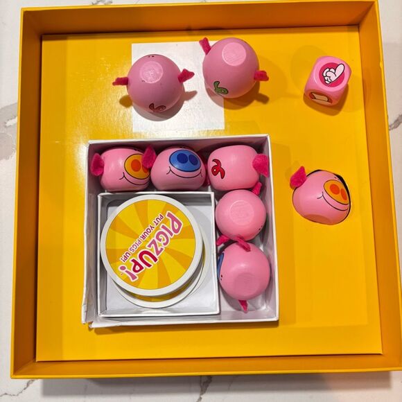 Blue Orange Games| PIGZ UP! Wooden Children’s Kids Board Game Family Fun Ages 4+ - Picture 5 of 12